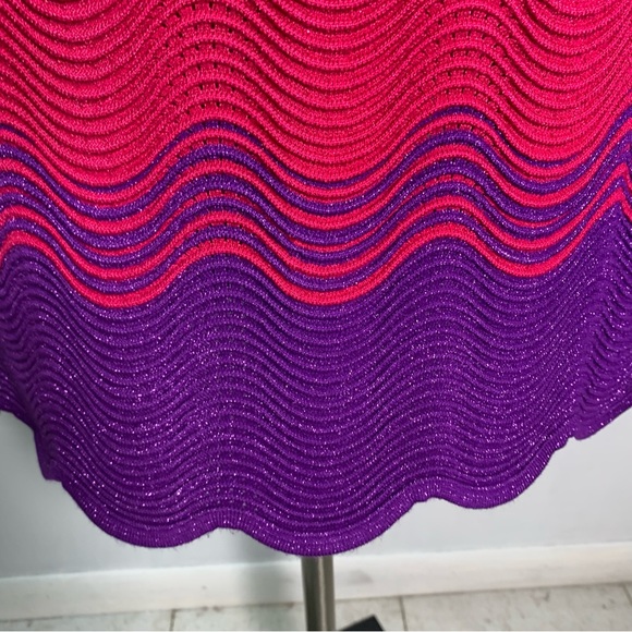 Torn by Ronny Kobo size M The Hope Dress NWT knit multi colors metallic threads - Picture 4 of 16